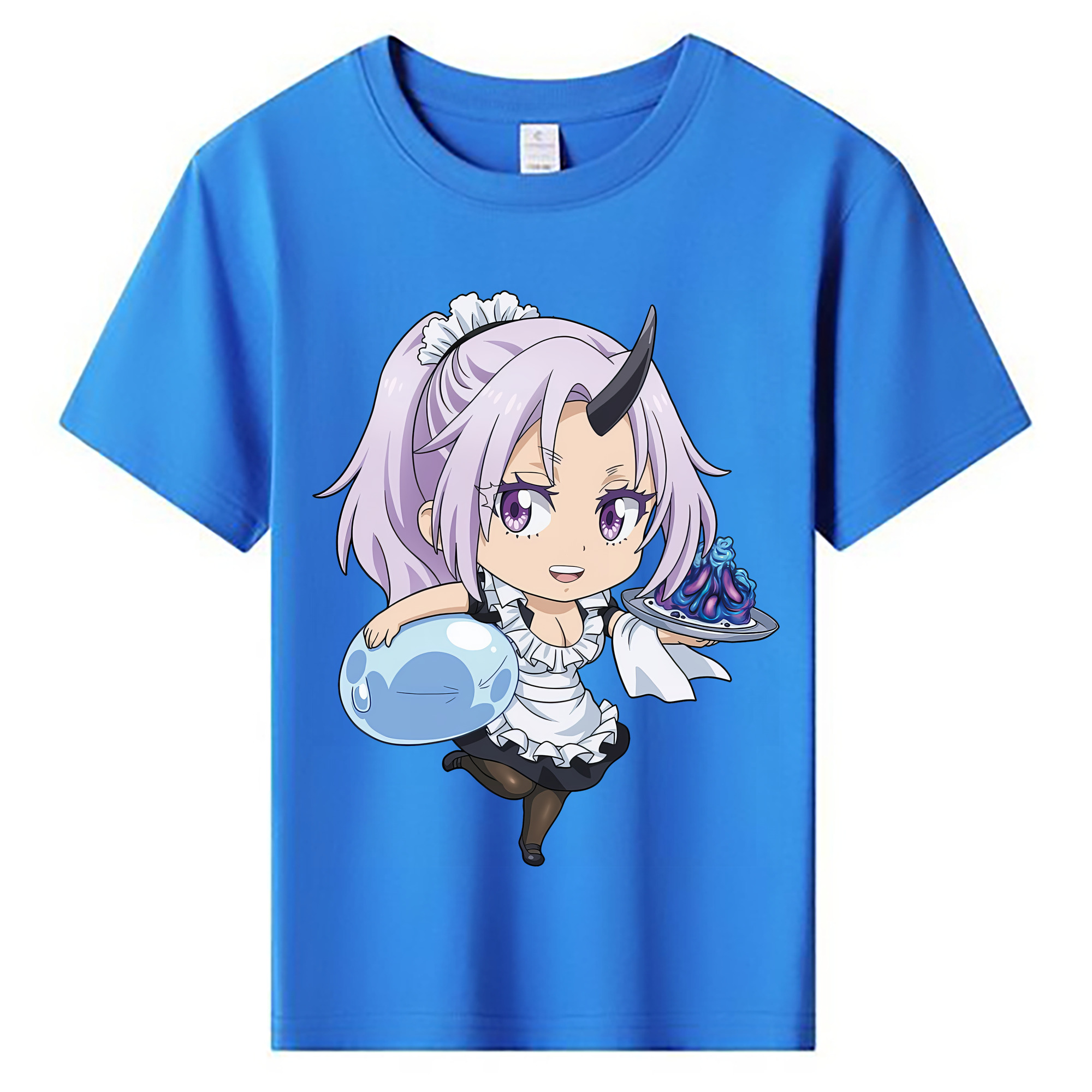 （画像用） 転スラ Regarding Reincarnated to Slime 綿100％キッズTシャツ（フロントプリント）